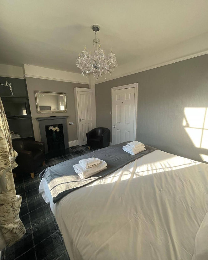 room prepared for guests