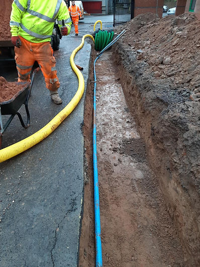 building a drainage system