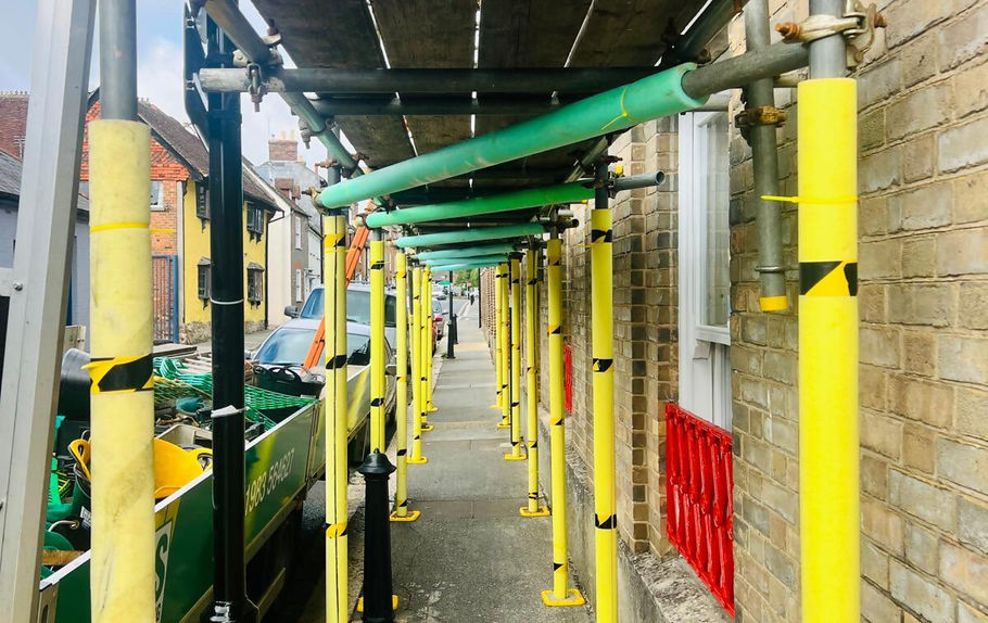scaffolding high street