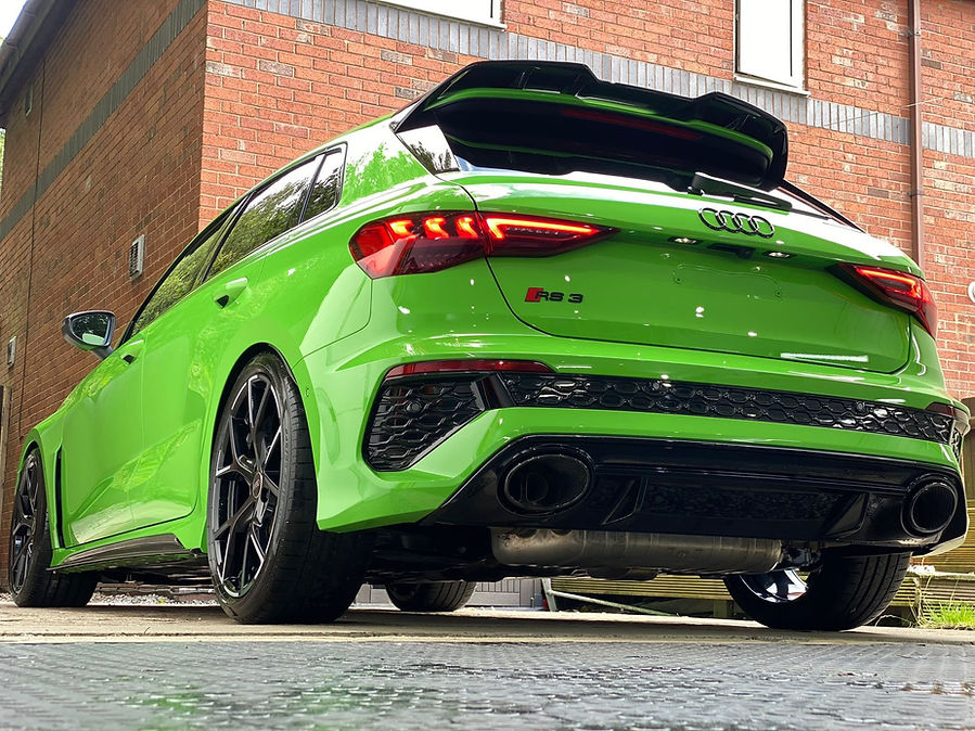 luxury car after detailing