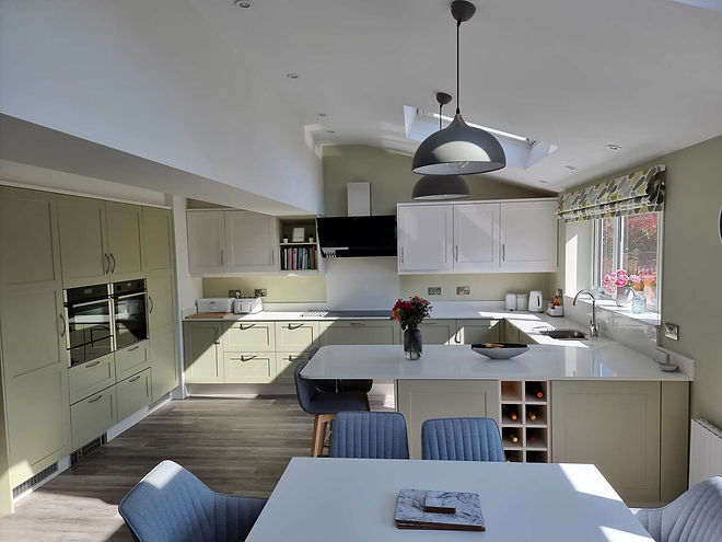 newly installed kitchen