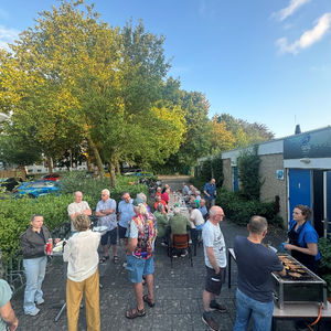 Gezellige BBQ als mooie afsluiter van ons clublokaal