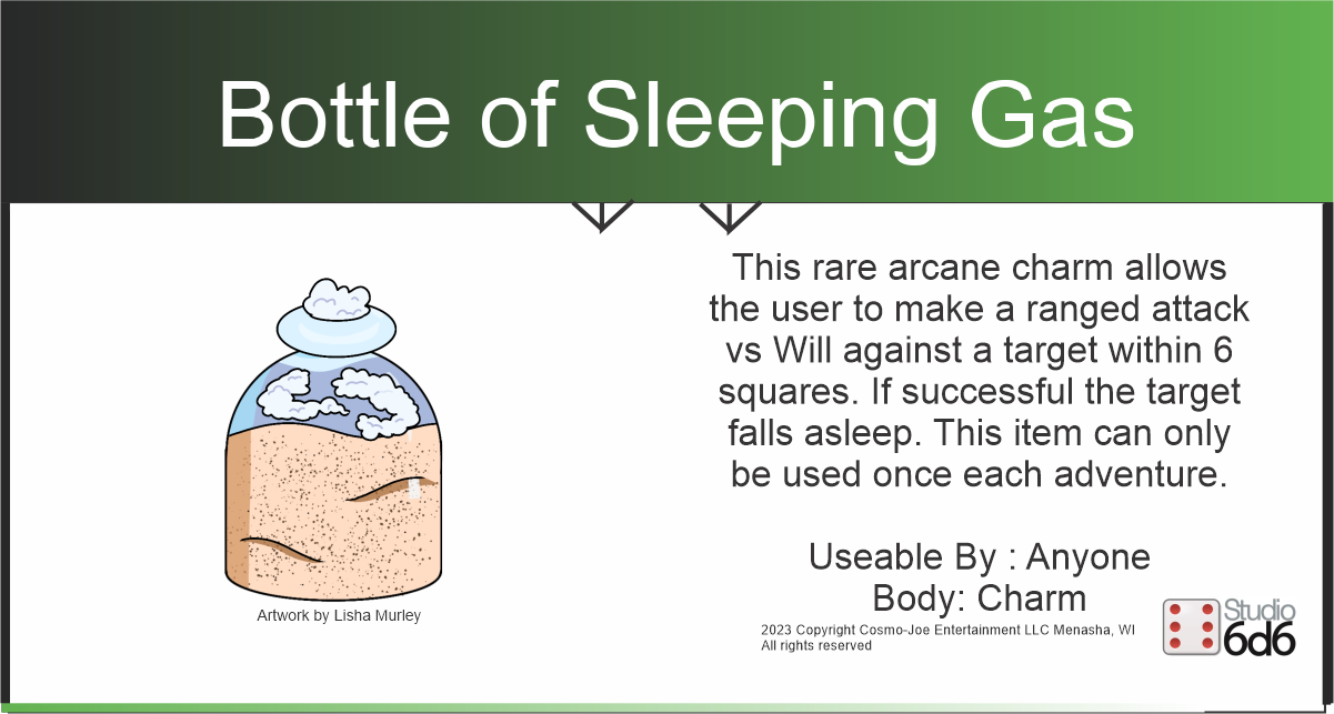 Bottle of Sleeping Gas