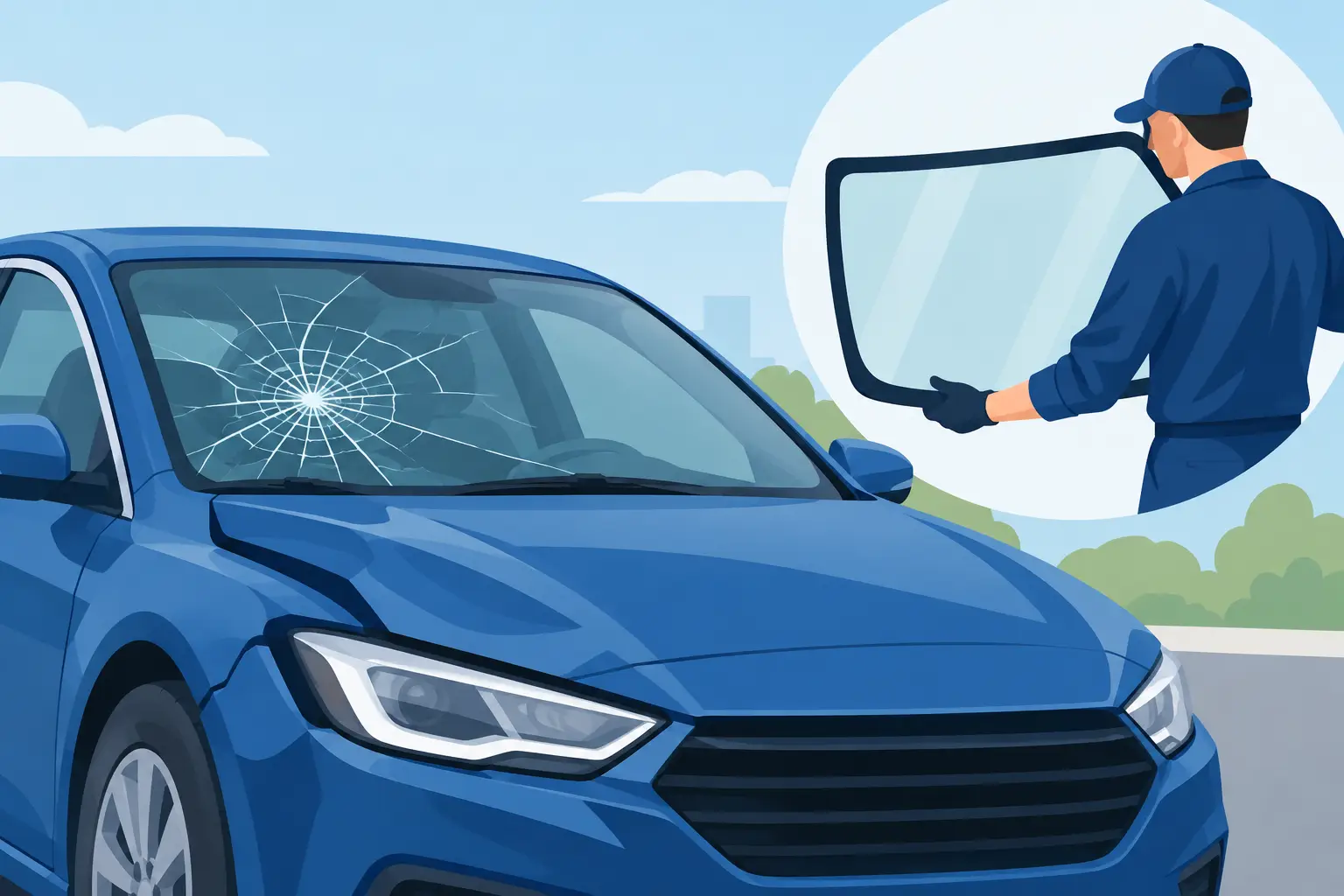 When Windshield Replacement After Collision Is Needed