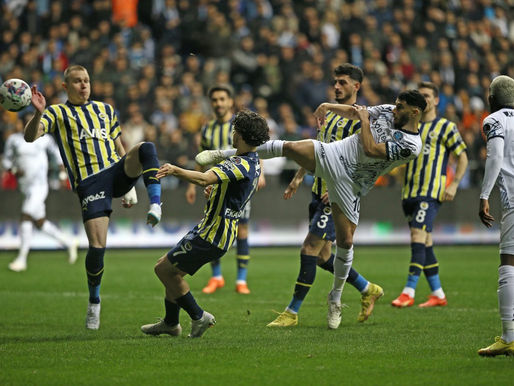 Adana Demirspor ile Fenerbahçe 1-1 Berabere Kaldı!