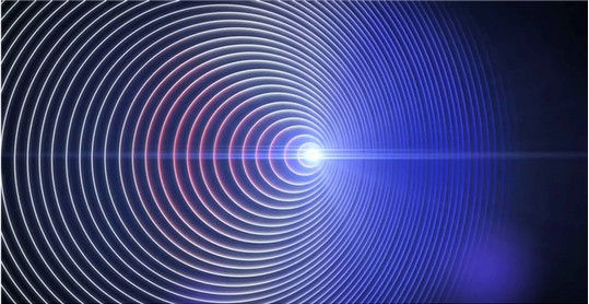 Fig. 3. The star exhibits a frequency shift due to the Doppler effect, appearing blue while approaching observers and red while receding from them. 
