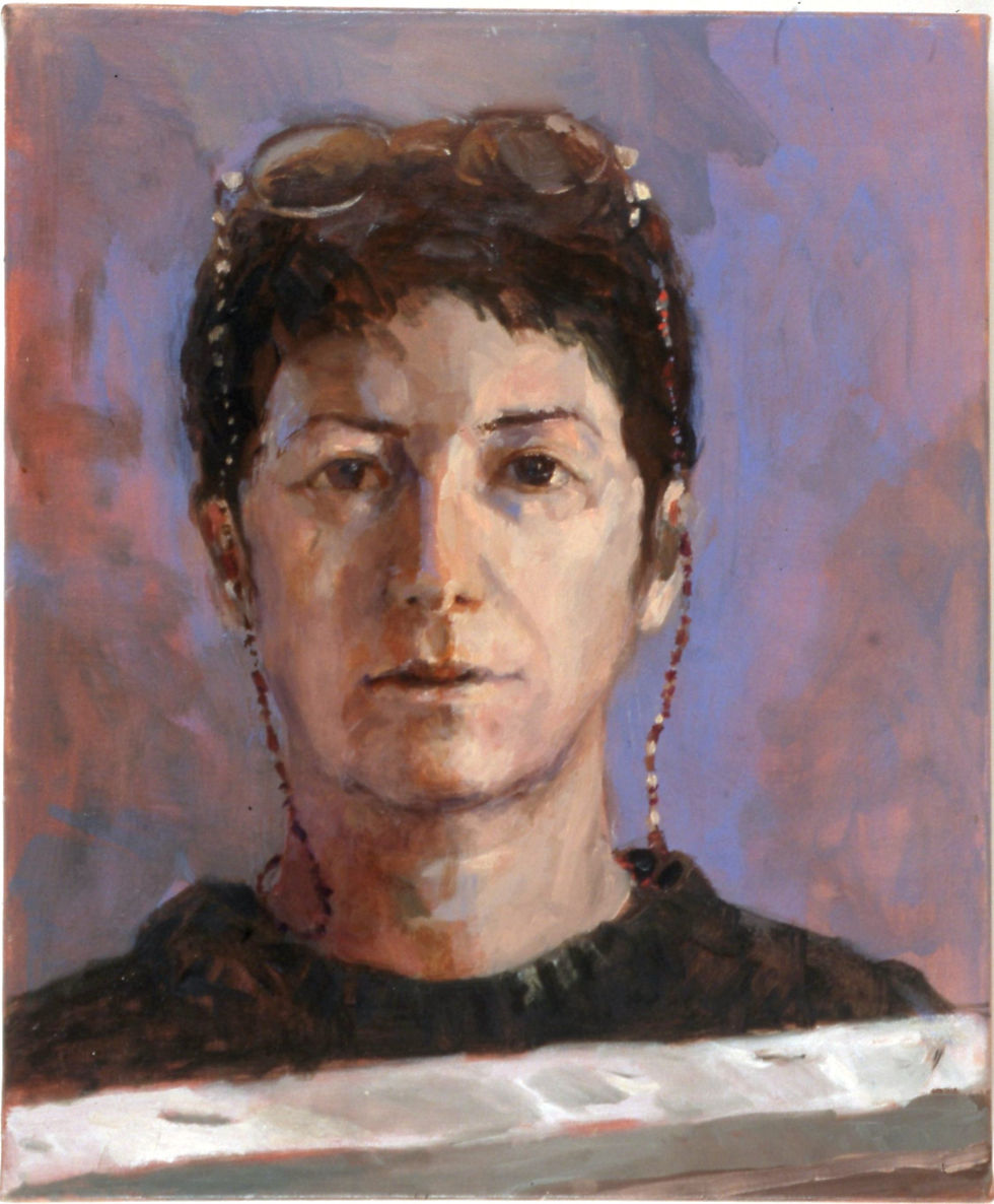 self portrait, 202, oil on canvas 46X38
