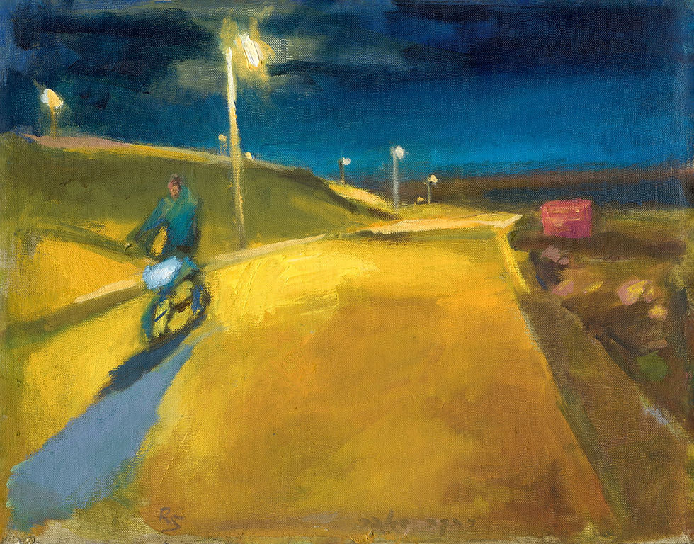 Nught rider 1,2021, oil on canvas