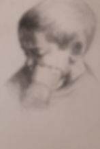 Uri sad 2018 pencil on paper 60X50_edited