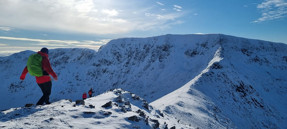 Swirral Edge - mountaineering in the Lake District