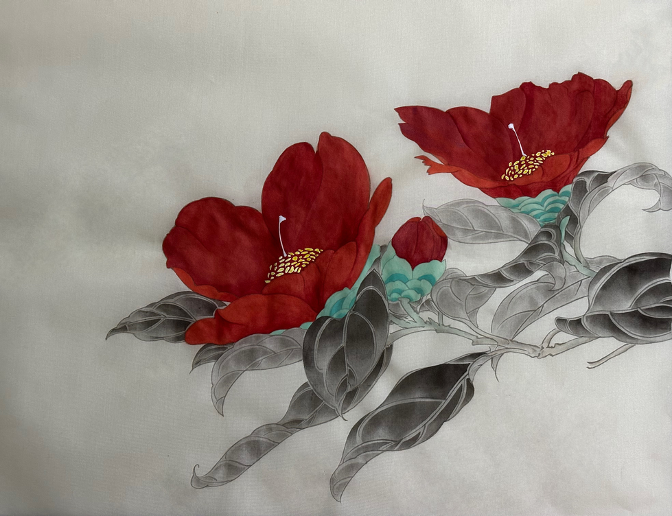 山茶花 - 臨摹