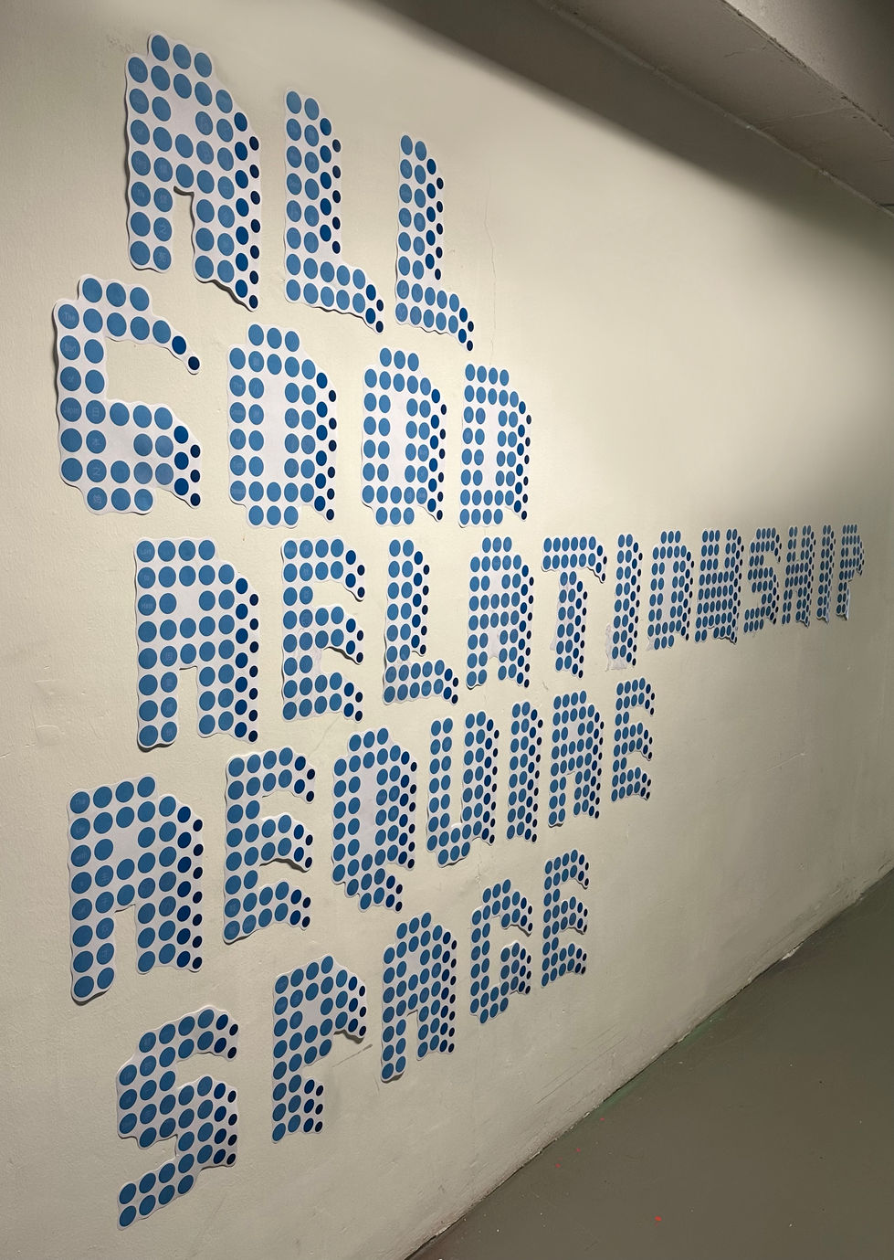 work on wall