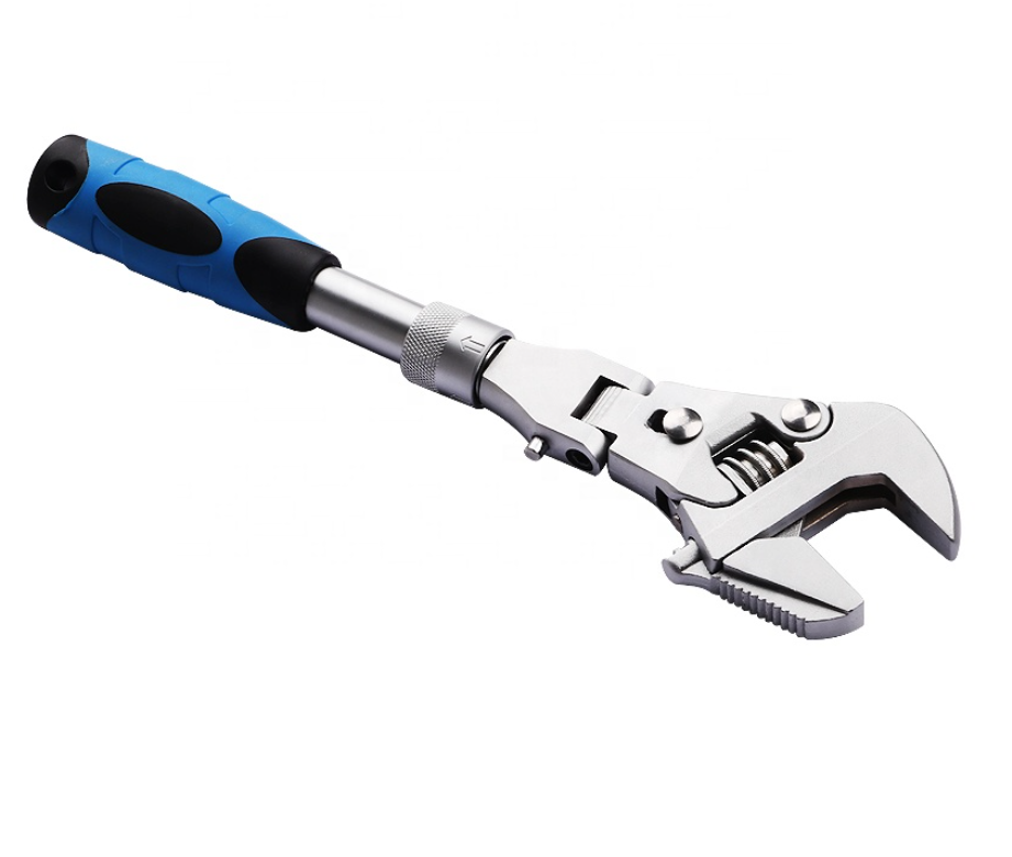 Thumbnail: Multifunctional Retractable Ratchet Wrench