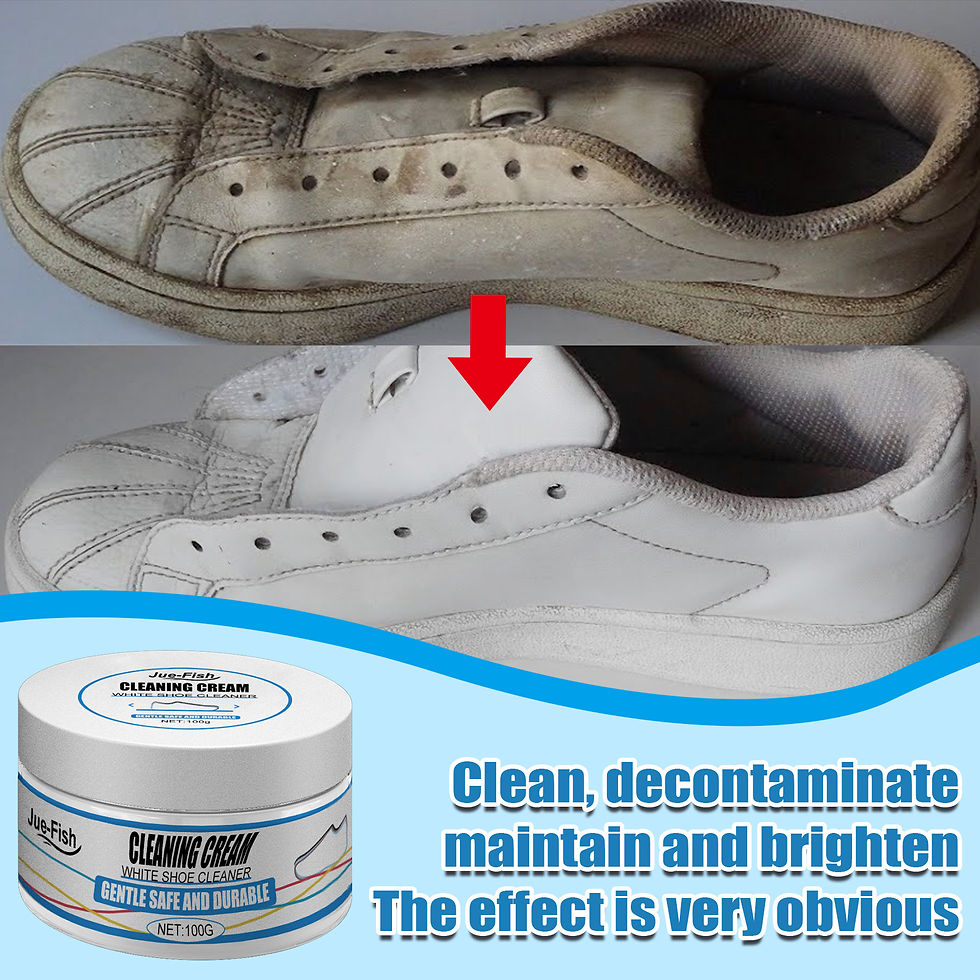 Miniatura: Shoe Whitening Cream With Wipe Sponge