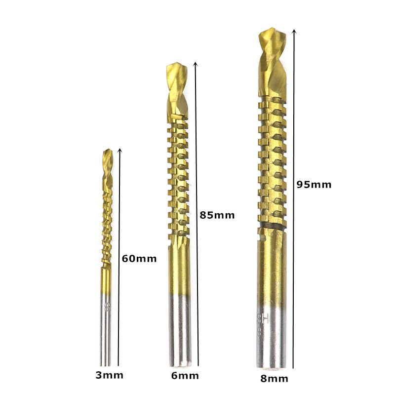 الصورة المصغرة: Titanium Coated Wood and Metal Drilling Set