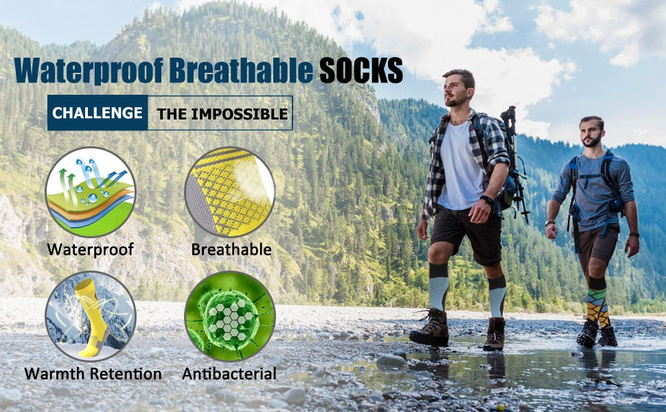 الصورة المصغرة: Unisex Waterproof Socks