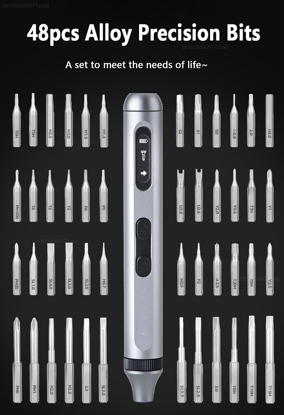 Miniatura: 51 in 1 Cordless Electric Screwdriver Set