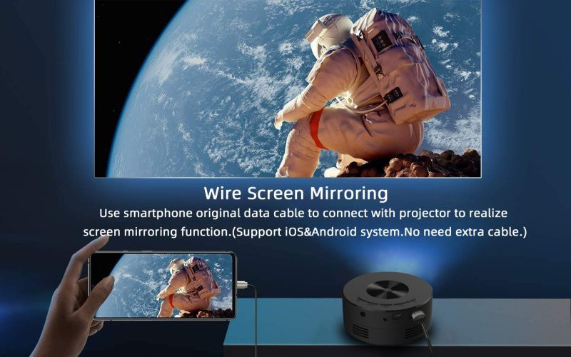 الصورة المصغرة: HD Mini Mobile Projector 