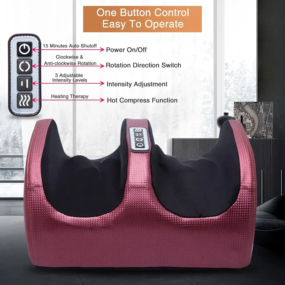 Thumbnail: Electric Hot Compression Foot Massager