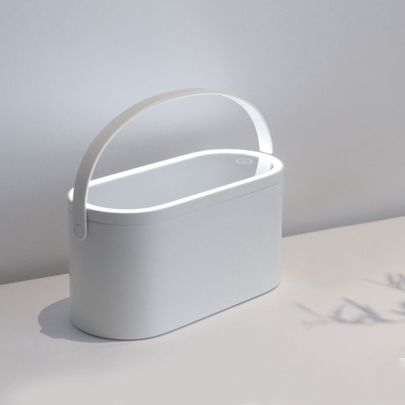 Thumbnail: Portable LED Makeup Organizer Box With Mirror