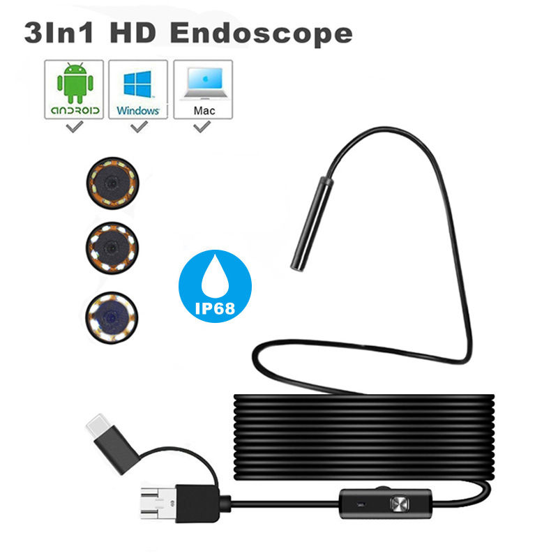 Thumbnail: USB Endoscope Waterproof Inspection Camera