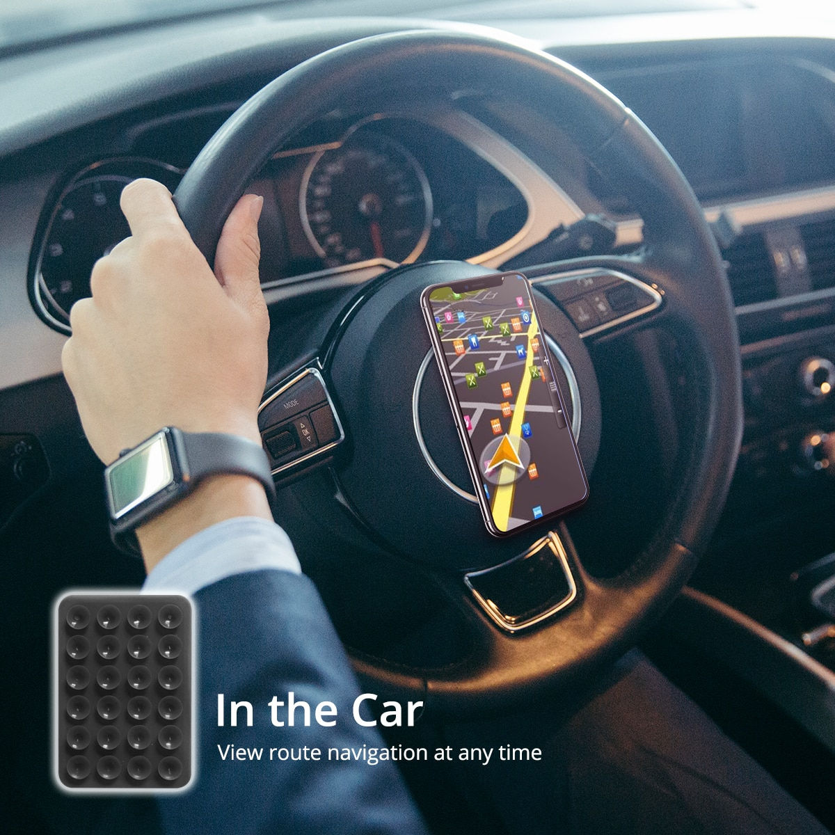 Anti-Slip Silicone Suction Phone Holder