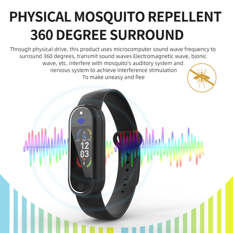 Miniature : Ultrasonic Mosquito-Repellent Bracelet Watch