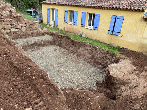 Excavation piscine Draguignan 