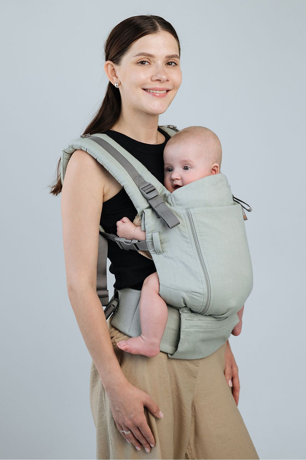 מנשא מלידה ללא קשירות לאב אנד קרי וואן אקליפטוס