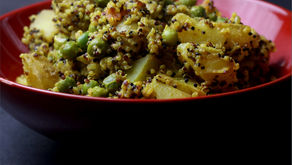 Potato Pea Quinoa Curry