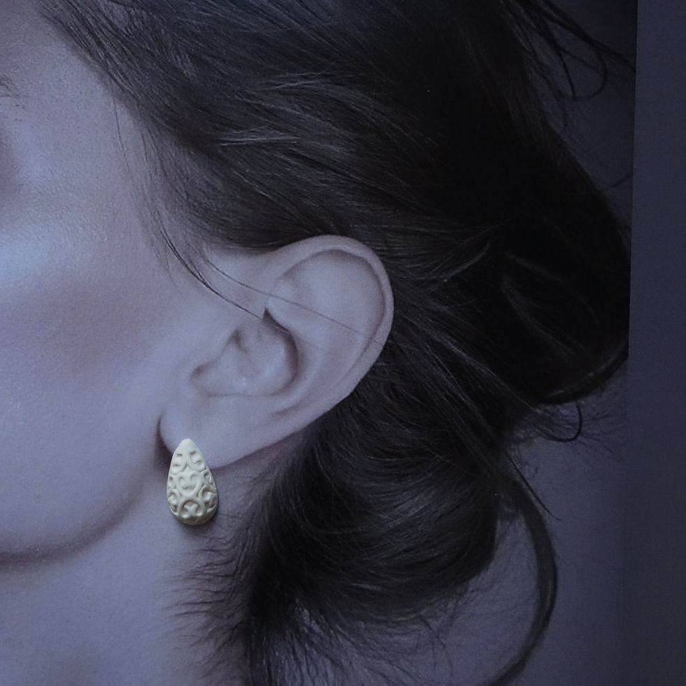 サムネイル： アラベスクドロップ　”blanc”