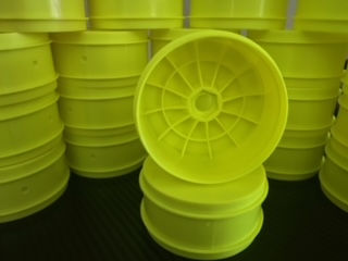 Thumbnail: 1/8 BUGGY WHEELS (set of 4) FLO YELLOW