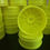 Thumbnail: 1/8 BUGGY WHEELS (set of 4) FLO YELLOW