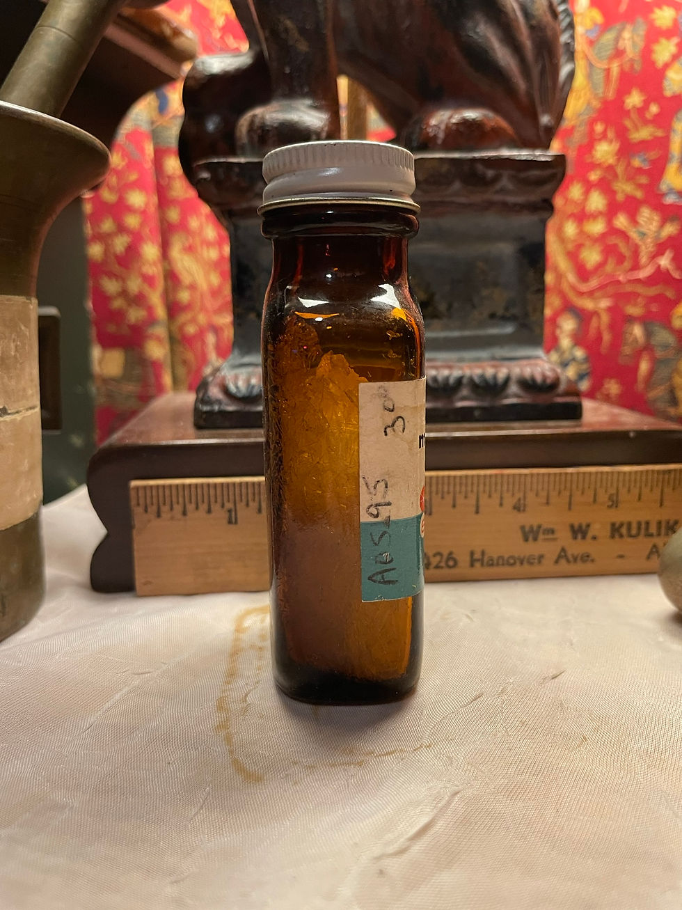 vintage menthol cystals bottle 