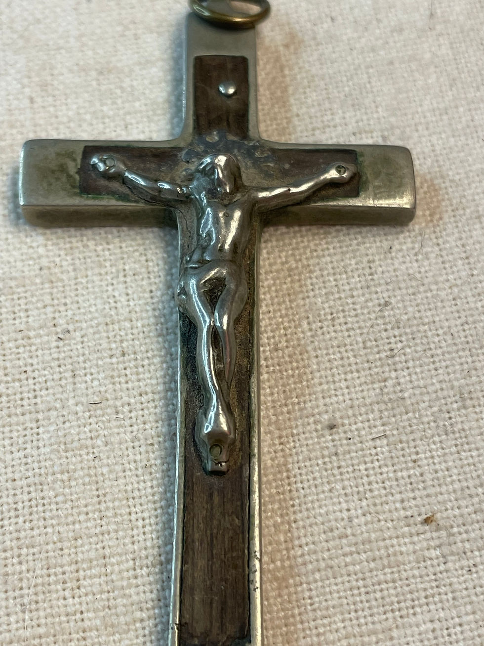 antique 1920s catholic curcifix 