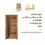 Thumbnail: باب مصفح وعازل للصوت، مقاسات مختلفة، 1.1م و1.3م و 1.50 م