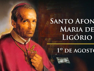 Hoje é dia de Santo Afonso Maria de Ligório, fundador dos Redentoristas