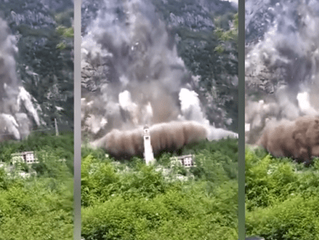 A incrível avalanche que “se negou” a destruir uma igreja dedicada a Maria