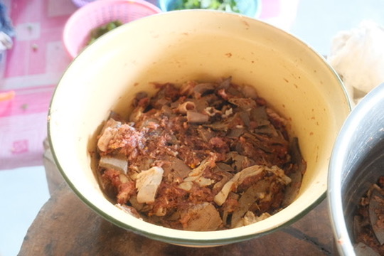 Marinated Larb Thai spicy mince pork