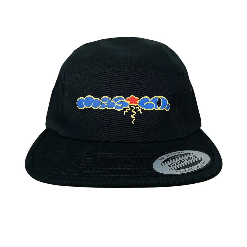 Thumbnail: MÁGICO - "CLOUDS" 5 Panel Hat (Black)