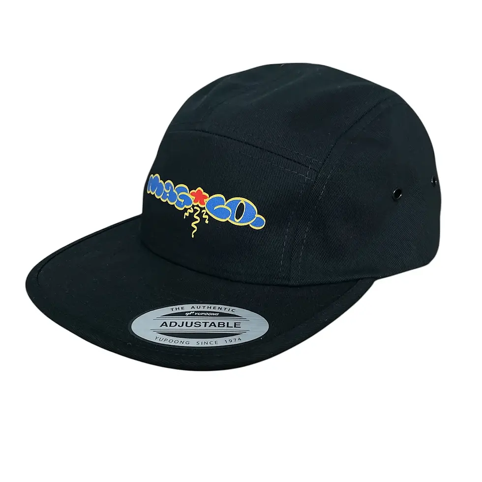Thumbnail: MÁGICO - "CLOUDS" 5 Panel Hat (Black)