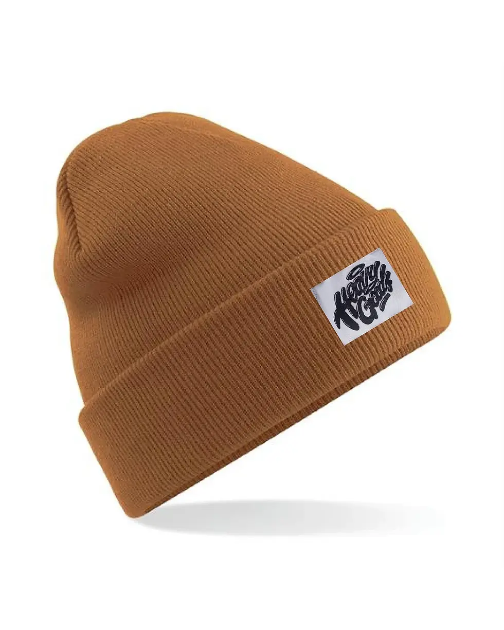 HEAVY GOODS CUFFED BEANIES - Caramel 