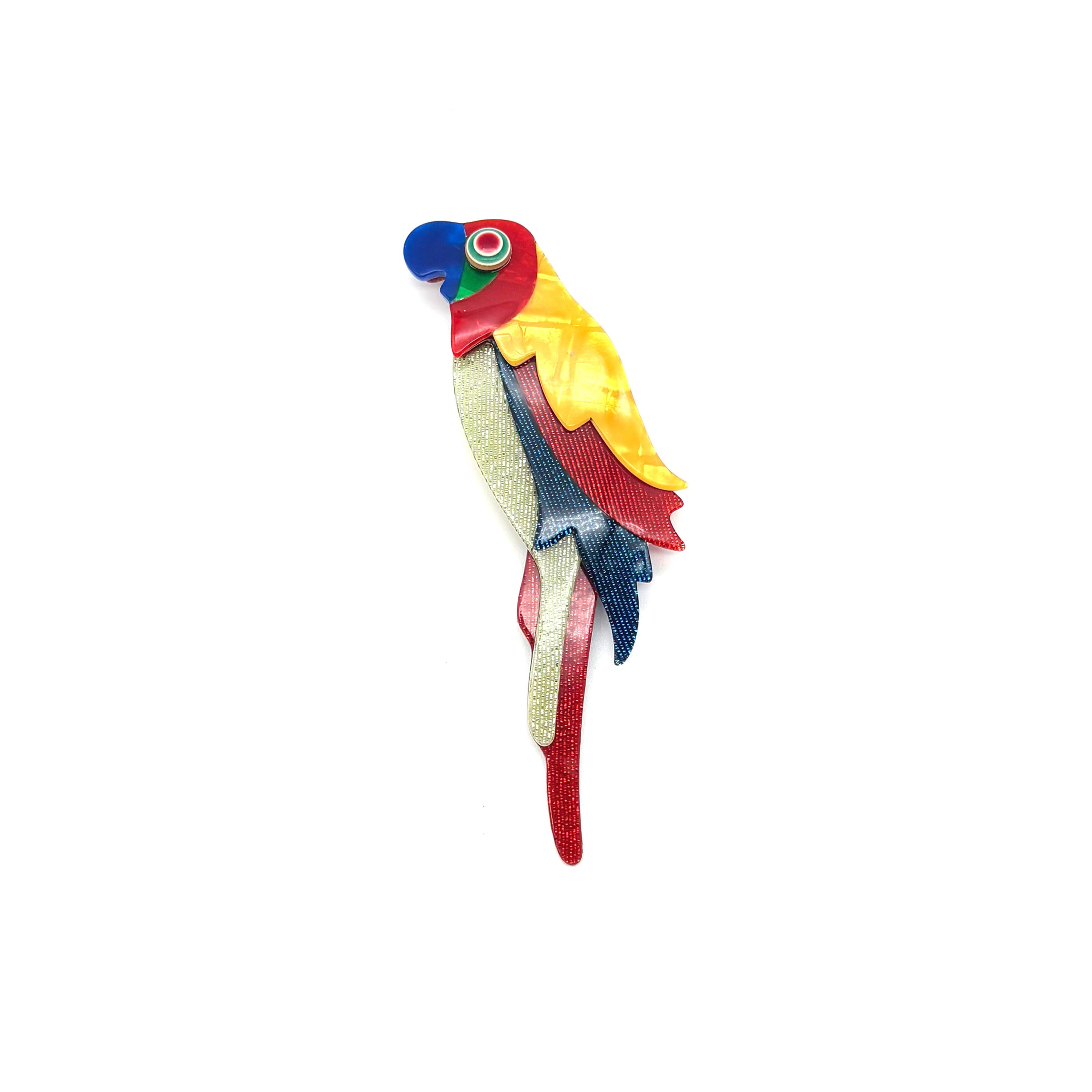 Lea Stein Brosche Papagei