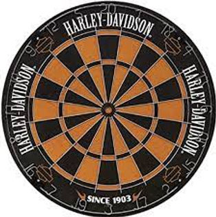 Harley-Davidson® #1 Logo Tournament Dartboard - Black & Red