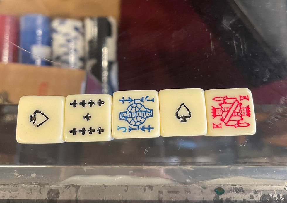 Thumbnail: Poker Dice set