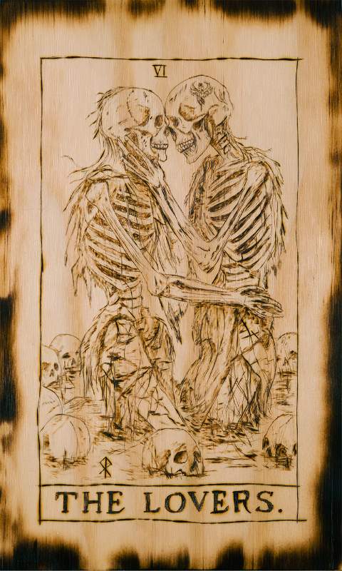 The Lovers Tarot — Signed, limited edition, archival print