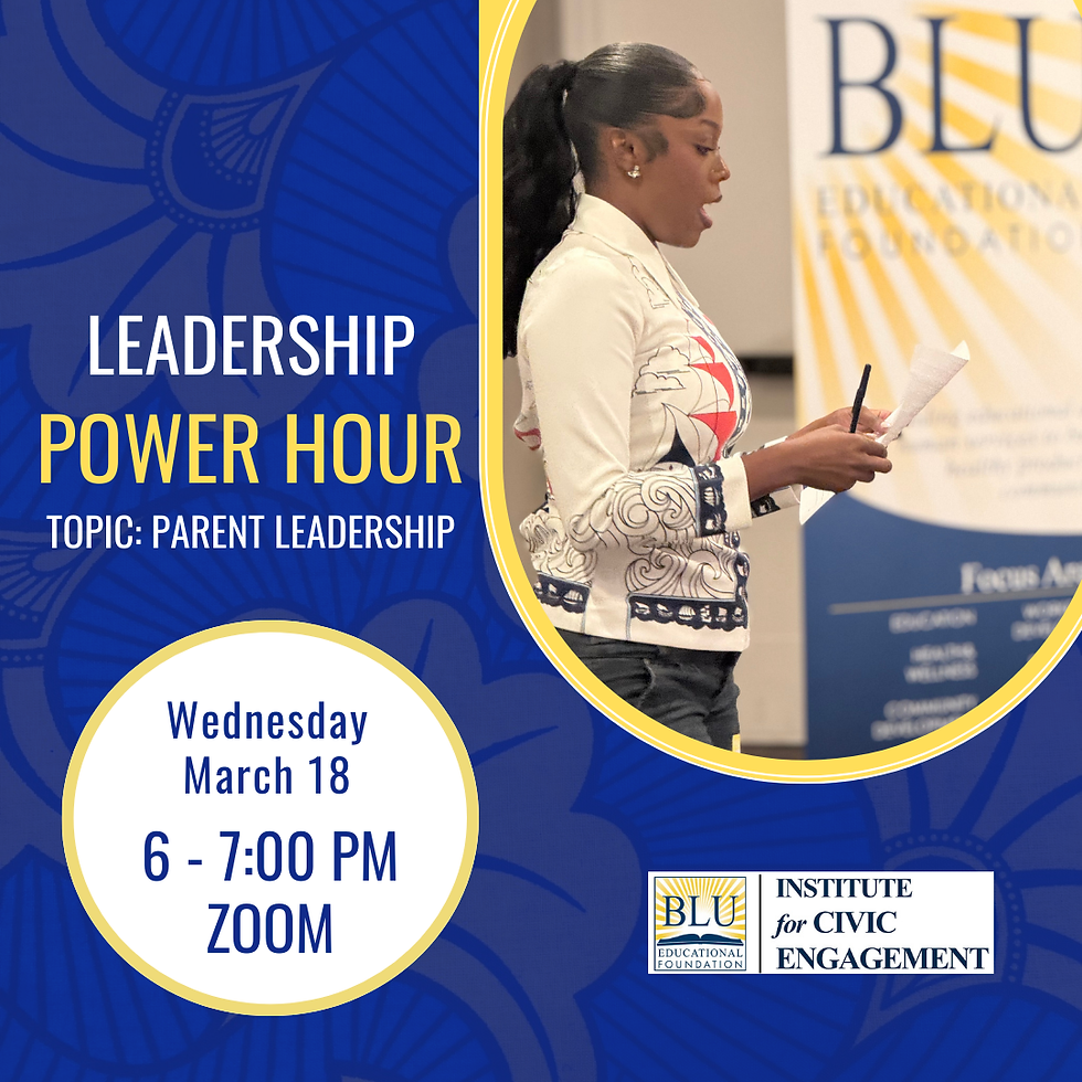 LEADERSHIP POWER HOUR SESSION #3