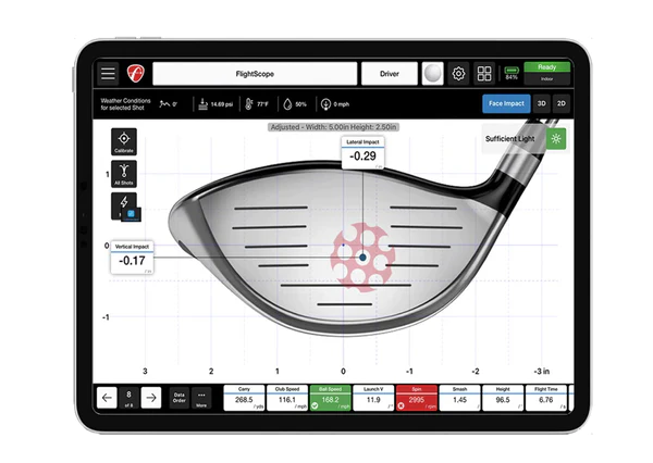 Flightscope X3 Face Impact