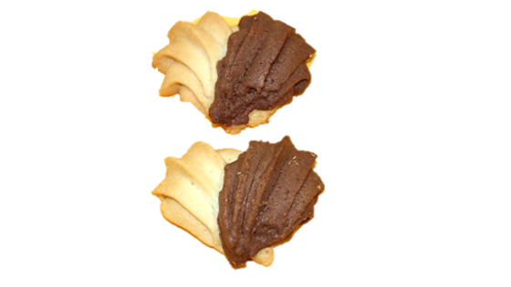 Chocolate and Vanilla Hearts