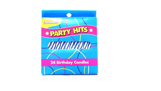 Blue Pack of 24 Candles